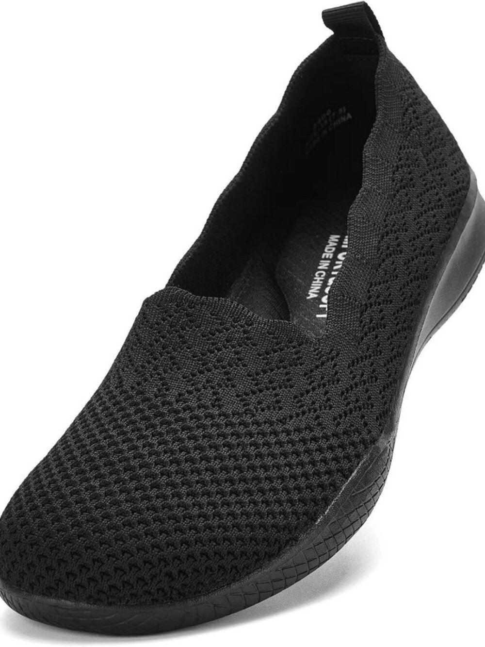 Comfortable Slip-On Loafers with Arch Support, Lightweight Mesh Walking Shoes